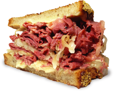 Reuben sandwich (discusting)